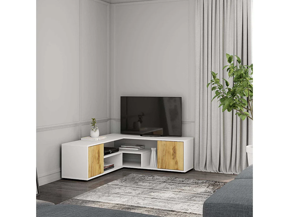 Meuble TV d'angle en aggloméré Rosa