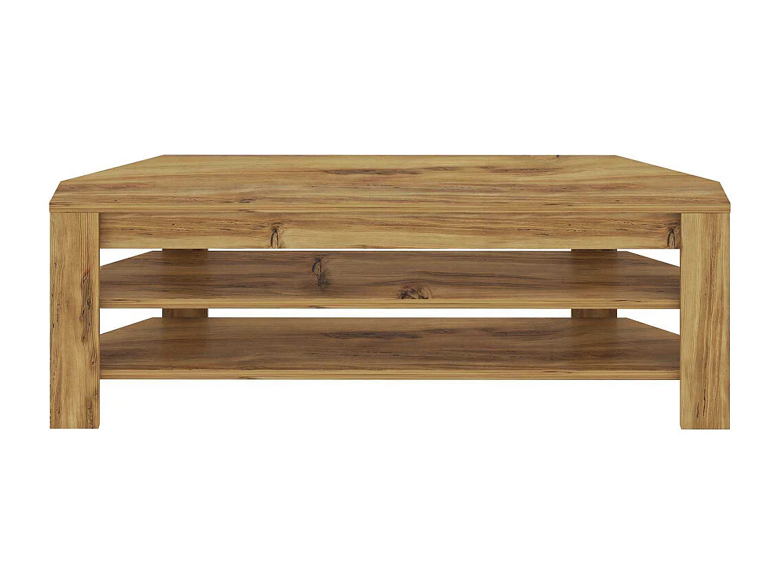 TV-Ständer – 120 cm x 40 cm x 30 cm – Eiche – Melaminbeschichtete Spanplatte