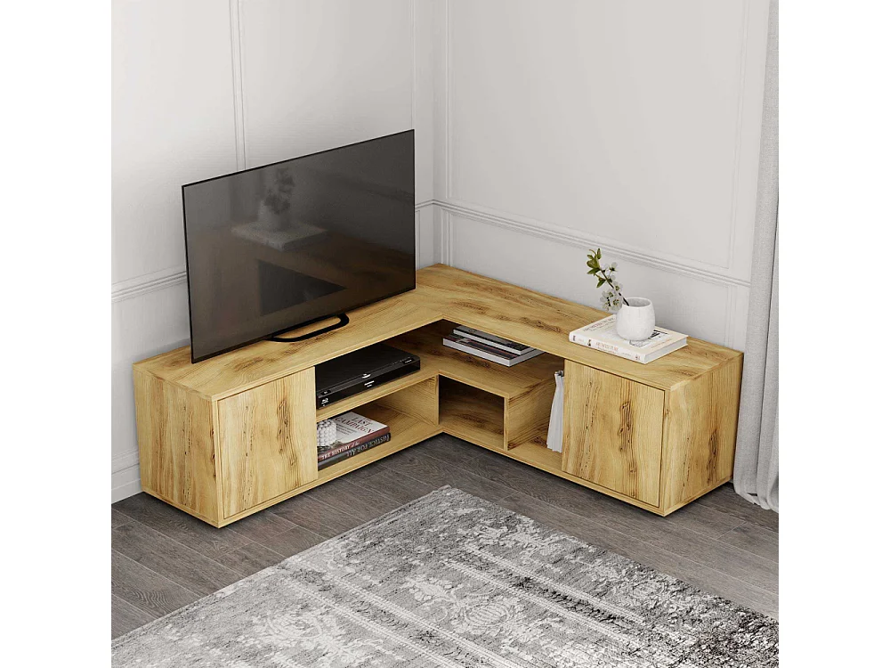 Meuble TV d'angle en aggloméré Rosa