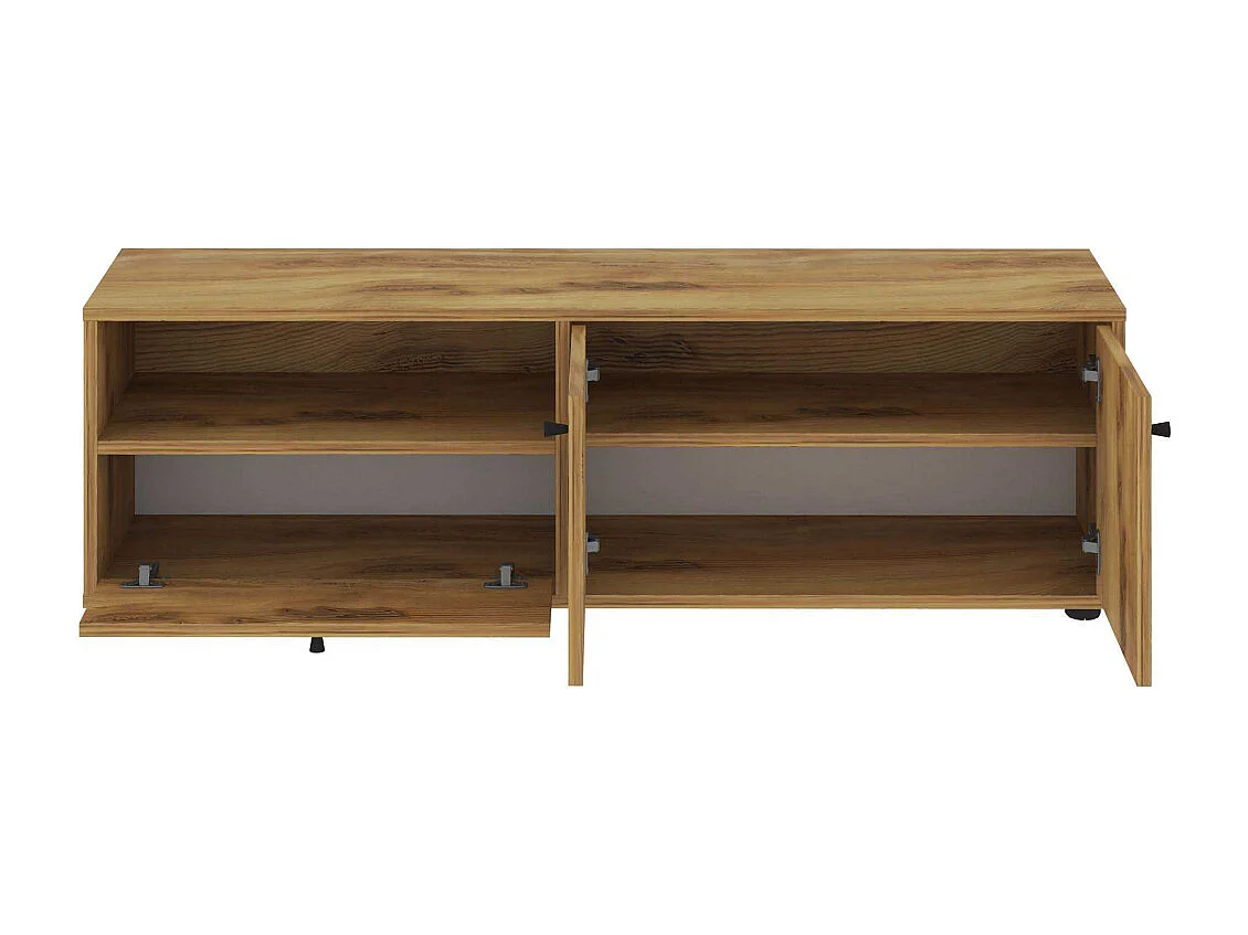 Meuble TV 3 portes en aggloméré Pao