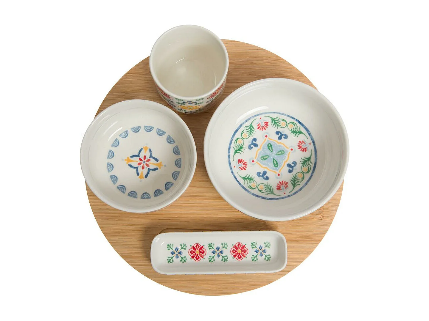 Coffret plateau et ses 4 bols Donna