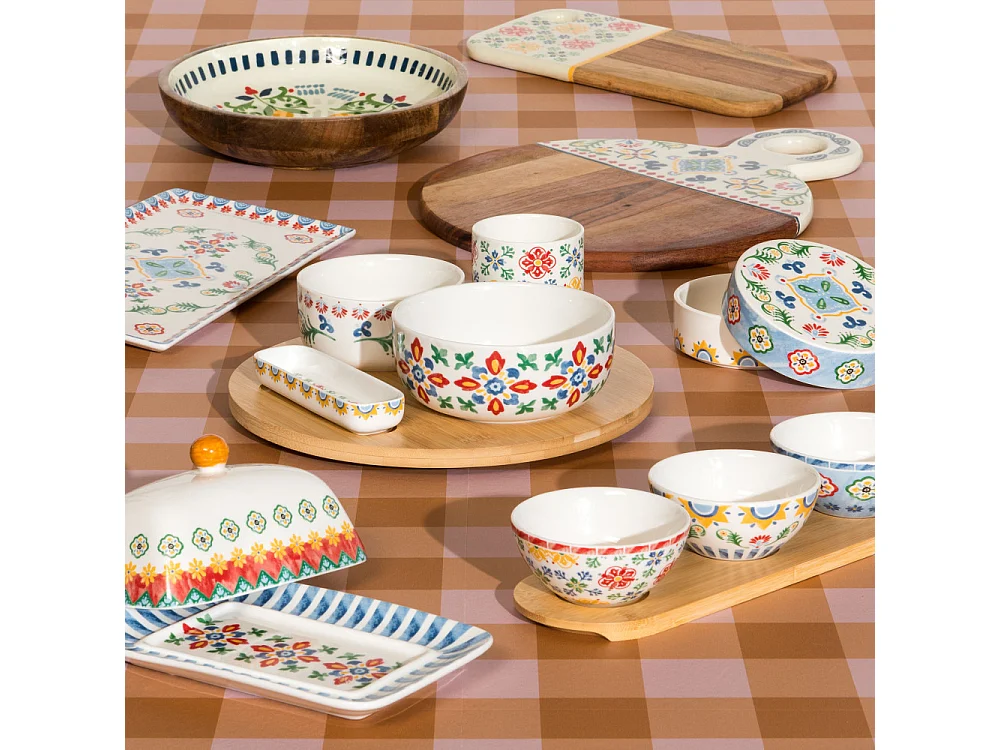 Coffret plateau et ses 4 bols Donna
