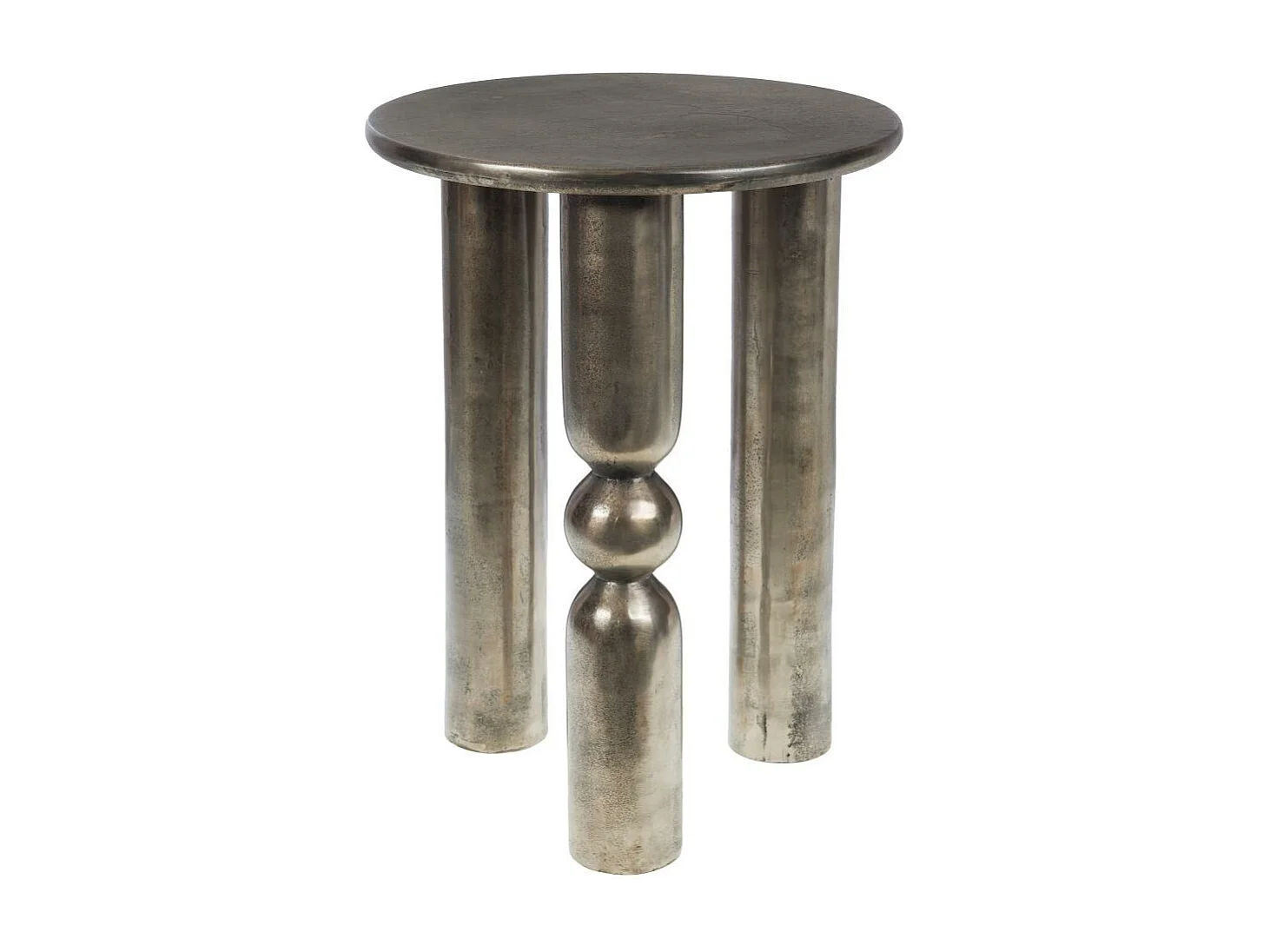 Bout de canapé Totem aluminium