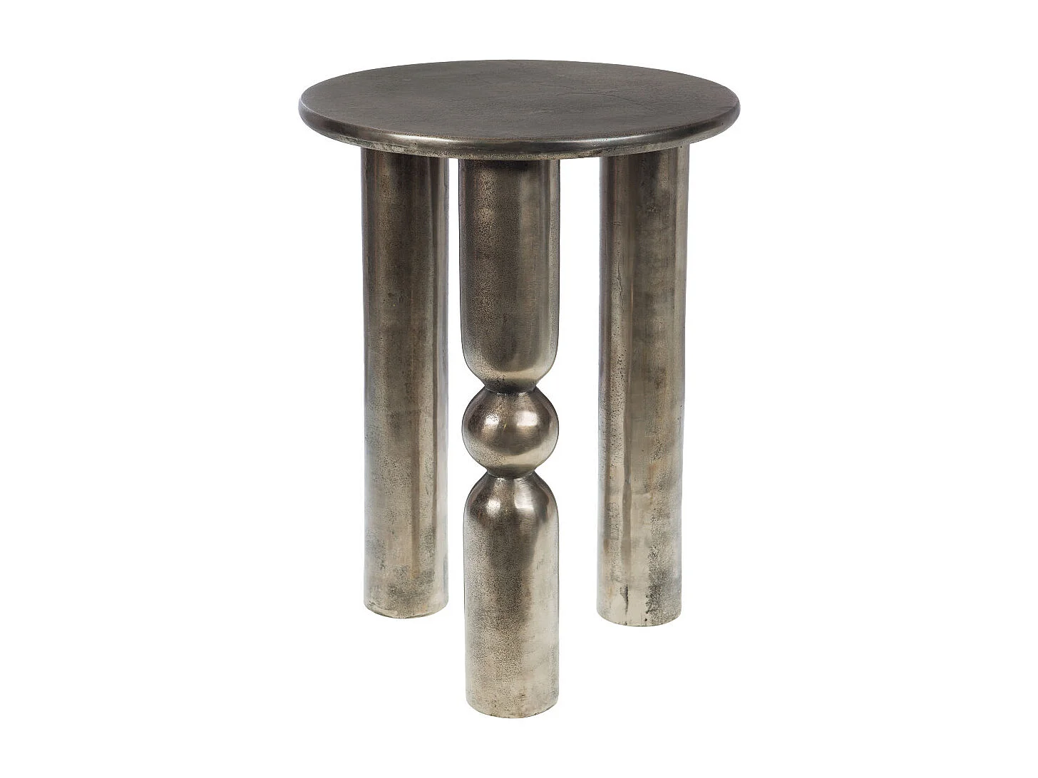 Bout de canapé Totem aluminium