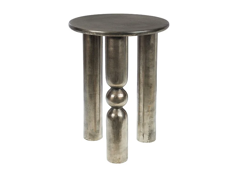 Bout de canapé Totem aluminium