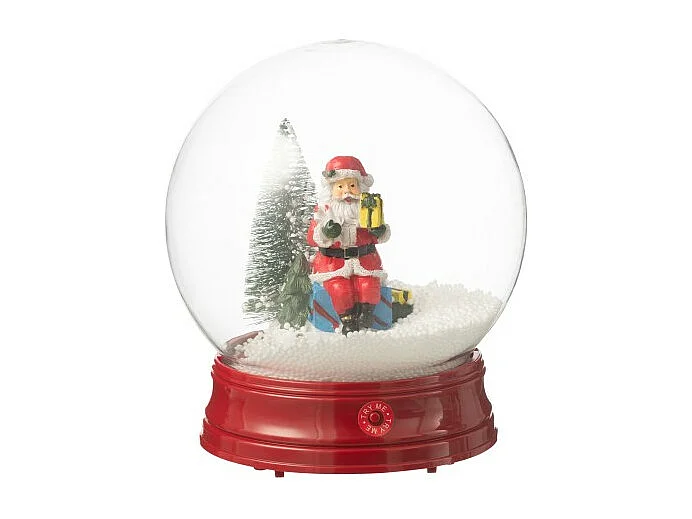 Sfera di neve in poliresina multicolore 21x21x23 cm