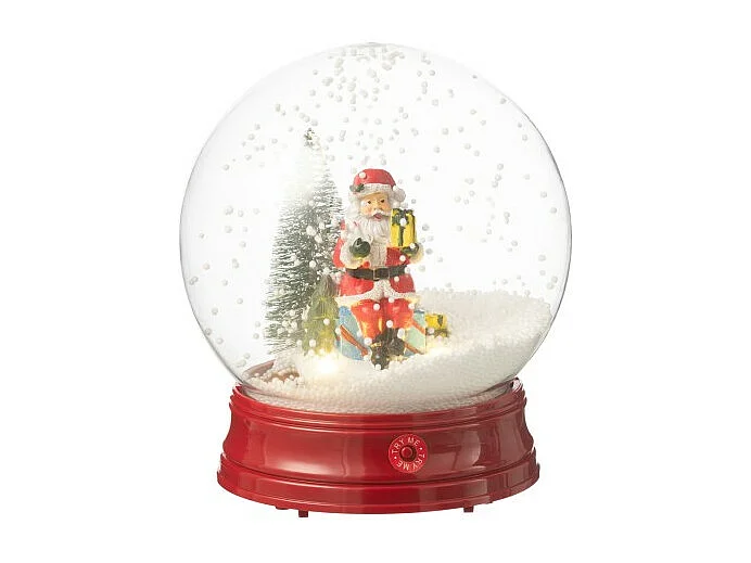 Sfera di neve in poliresina multicolore 21x21x23 cm