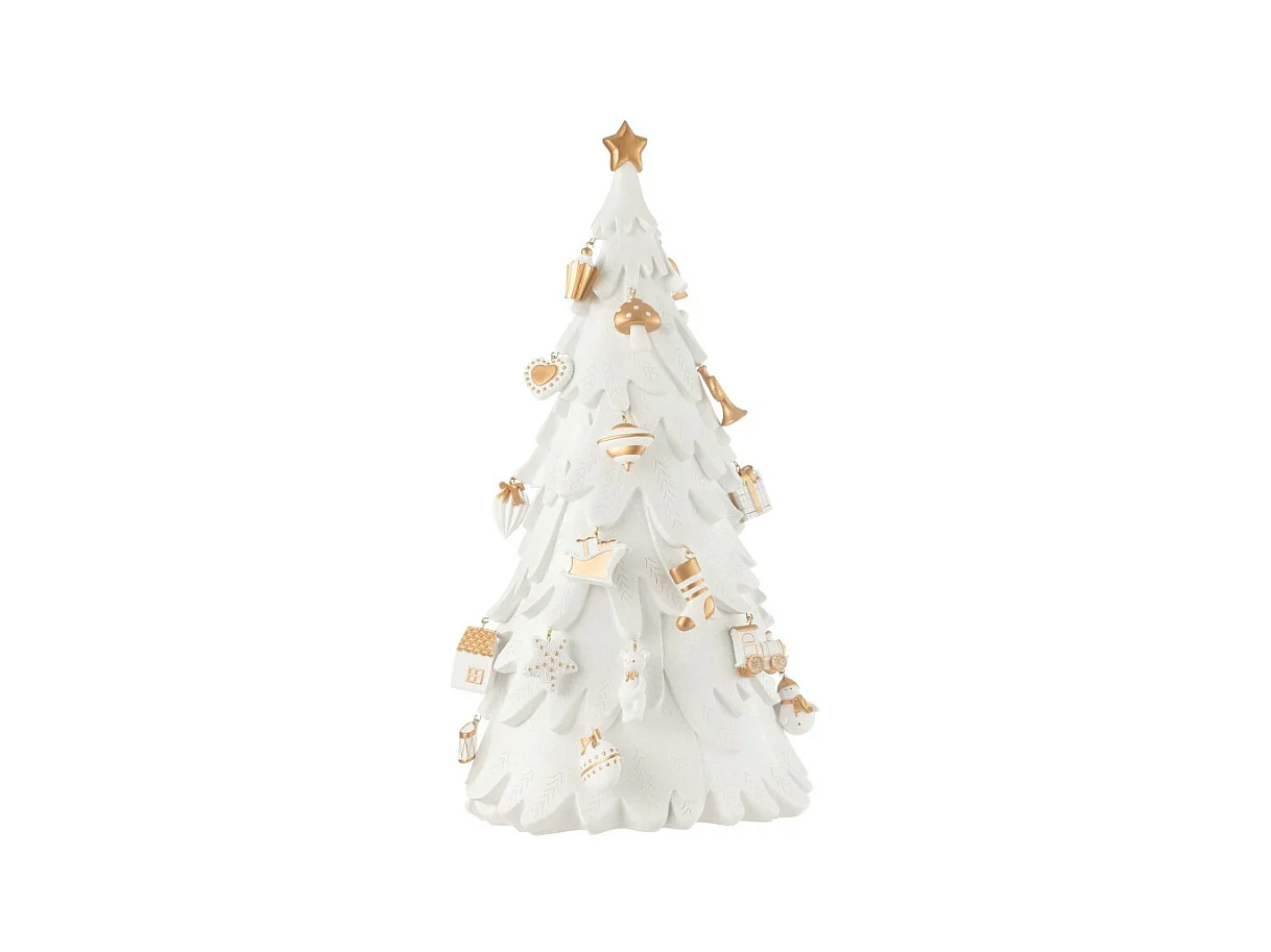 Árbol de Navidad de polirresina multicolor 33.5*21*63 cm