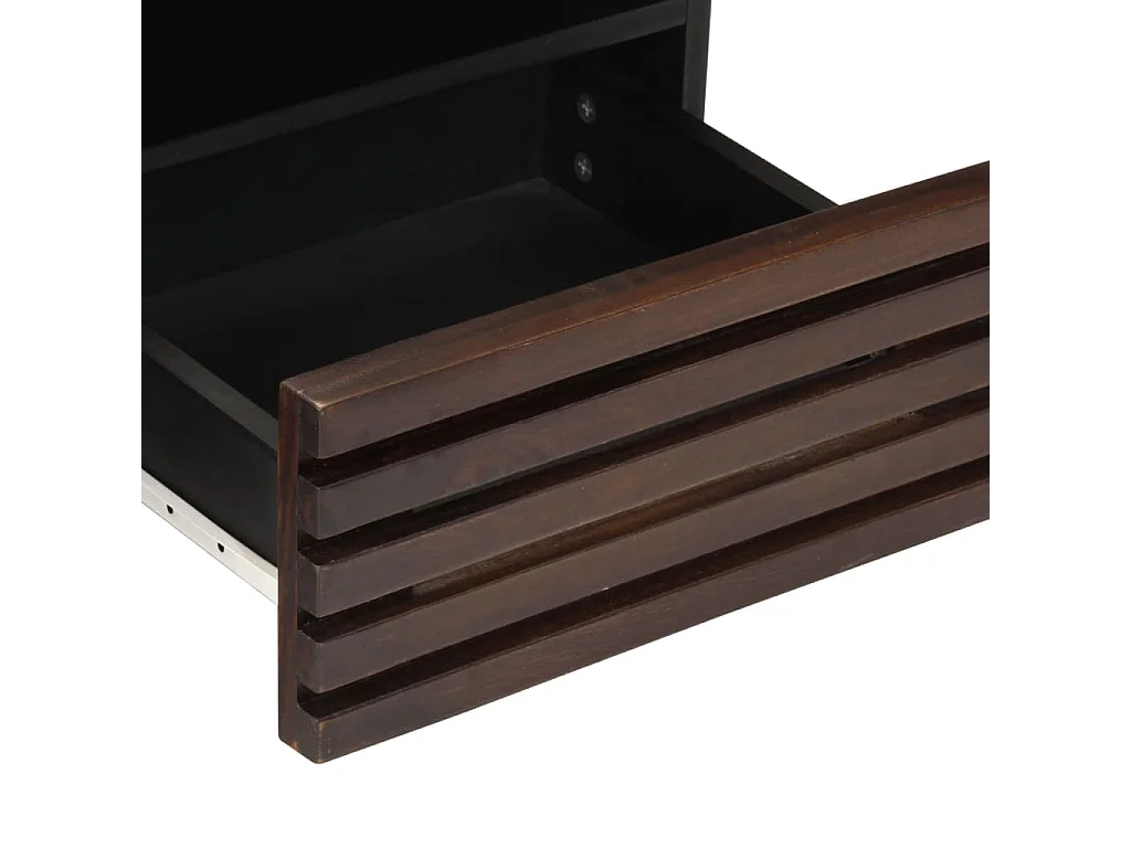 Couchtisch Braun 80x55x40 cm Massivholz Mango
