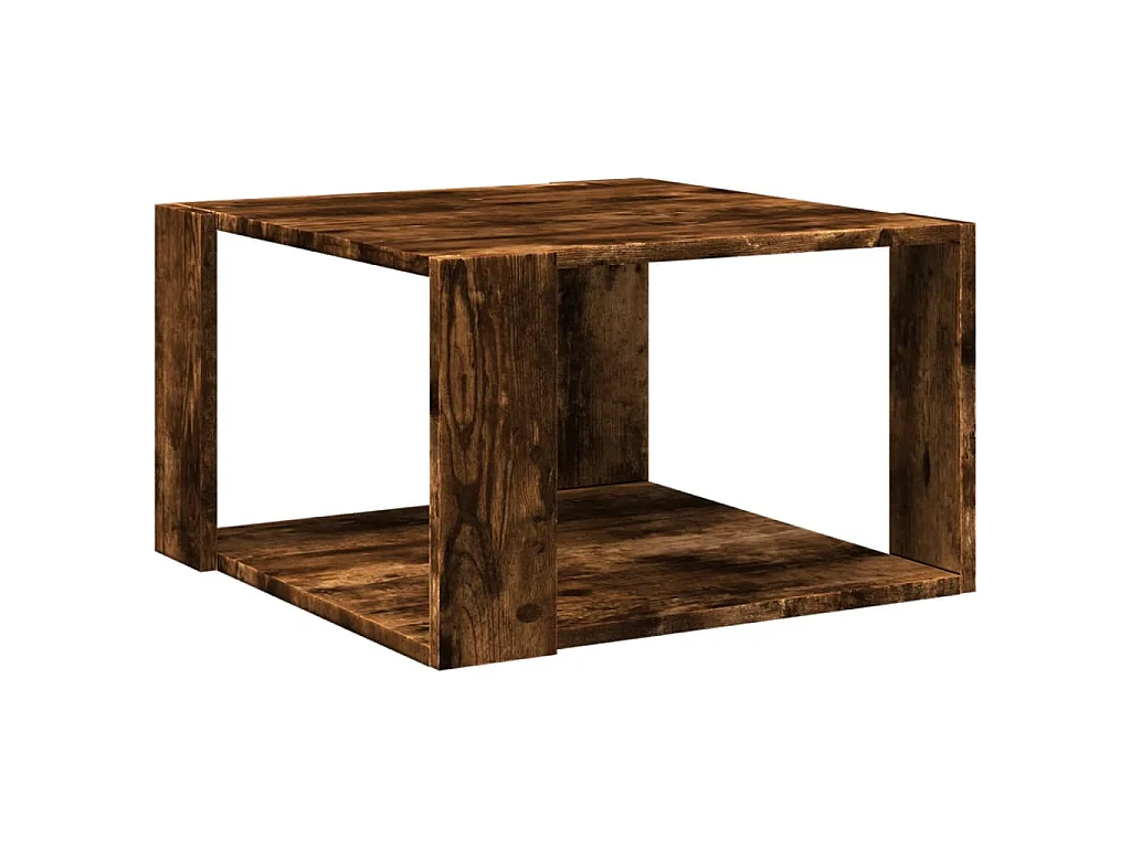 Couchtisch Räuchereiche 51,5x51,5x30 cm Holzwerkstoff
