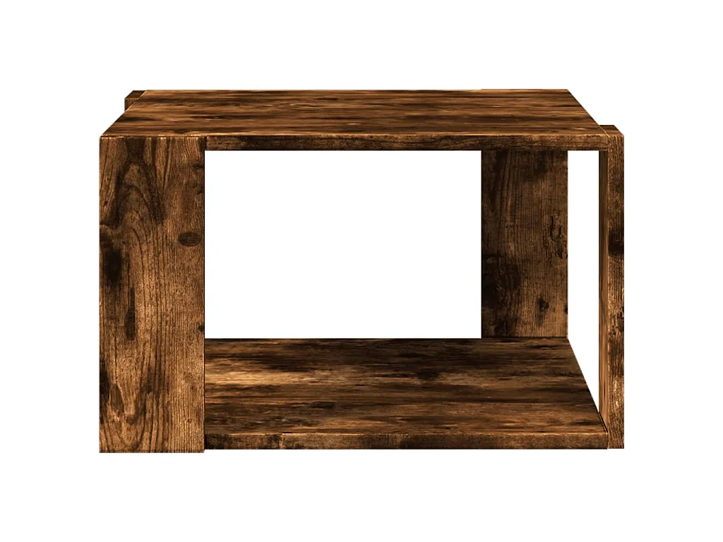 Couchtisch Räuchereiche 51,5x51,5x30 cm Holzwerkstoff