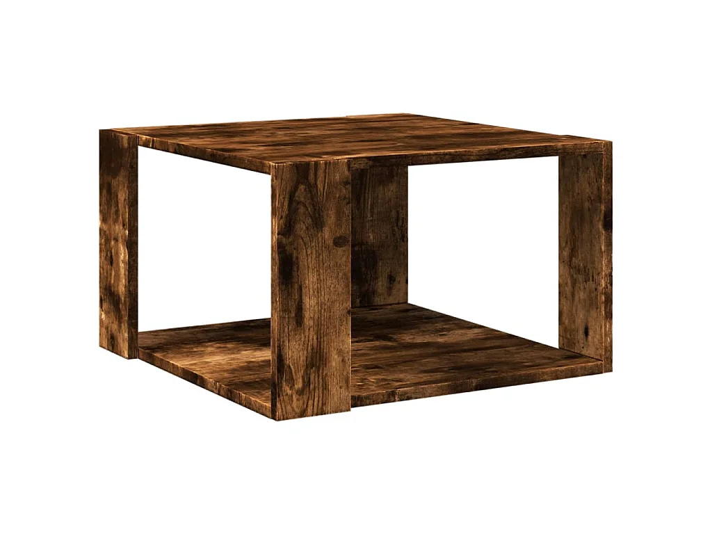 Couchtisch Räuchereiche 51,5x51,5x30 cm Holzwerkstoff