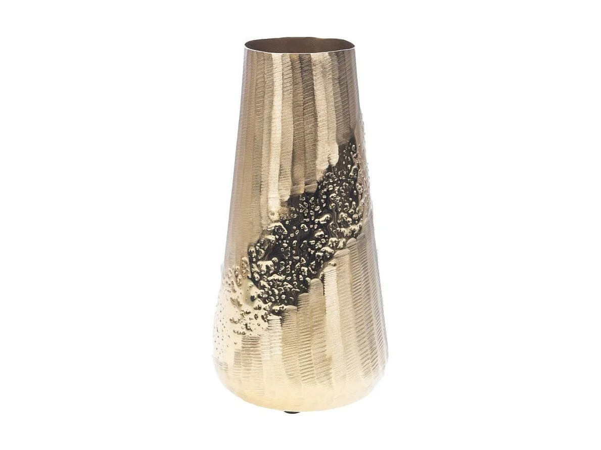 Vase Elise rond or 30 cm