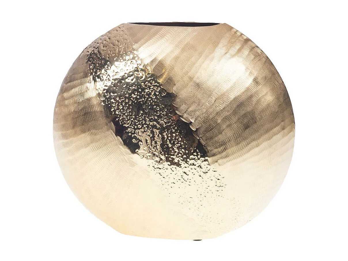 Vase Elise rond or 33 cm