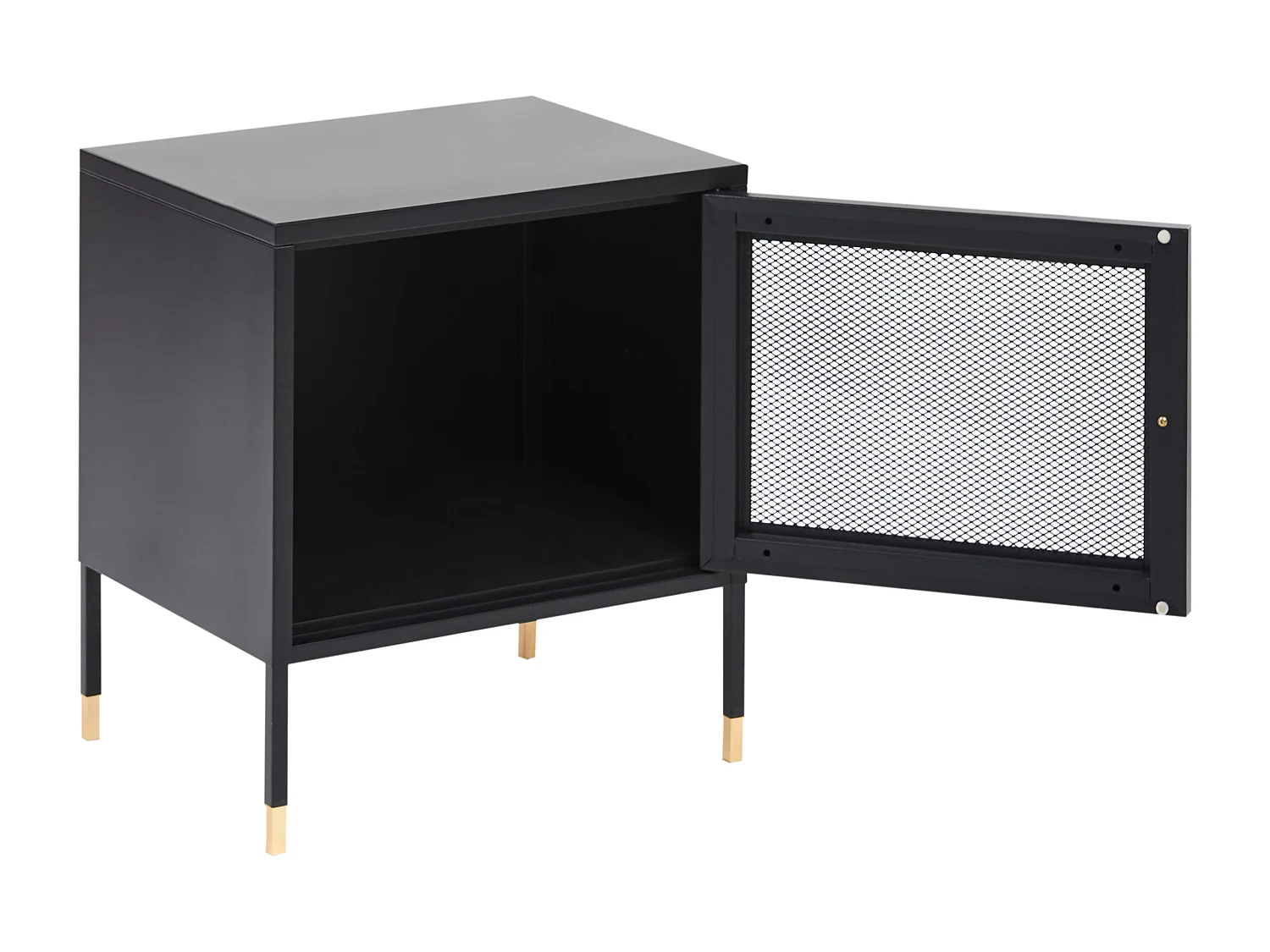 Nachtkastje OSSETT Metaal Zwart