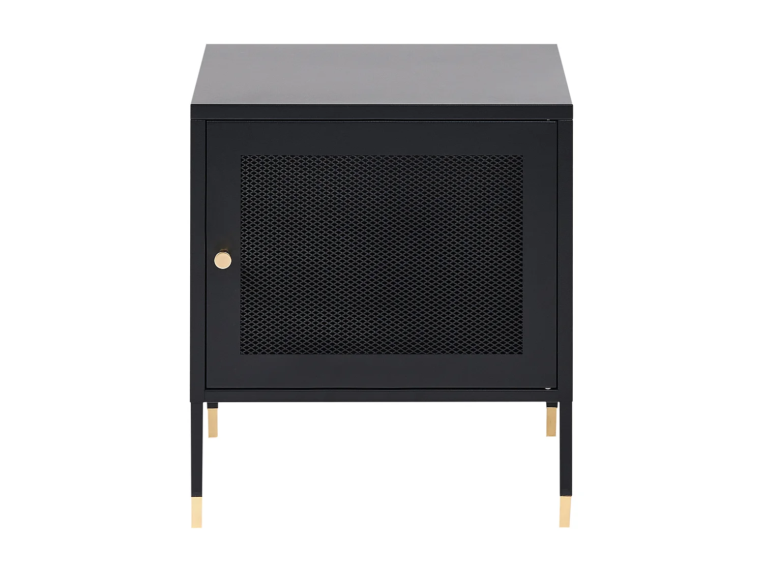 Nachtkastje OSSETT Metaal Zwart