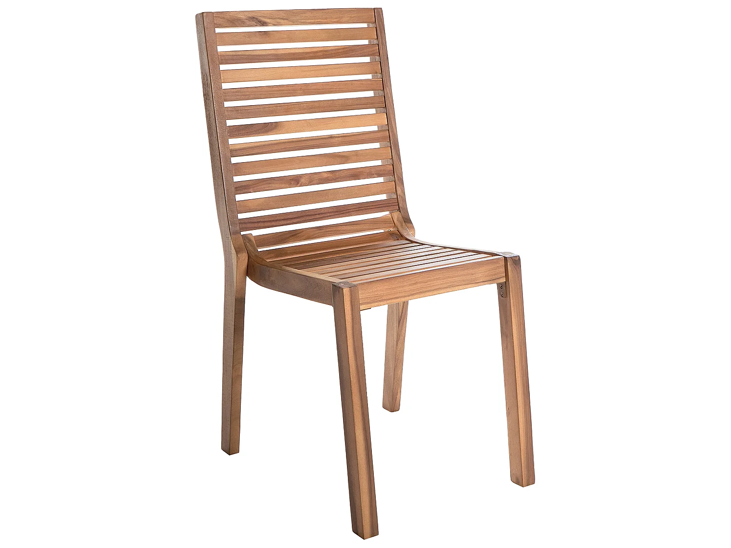 Set di 4 sedie da giardino OMBRIANO Legno di acacia certificato Marrone chiaro