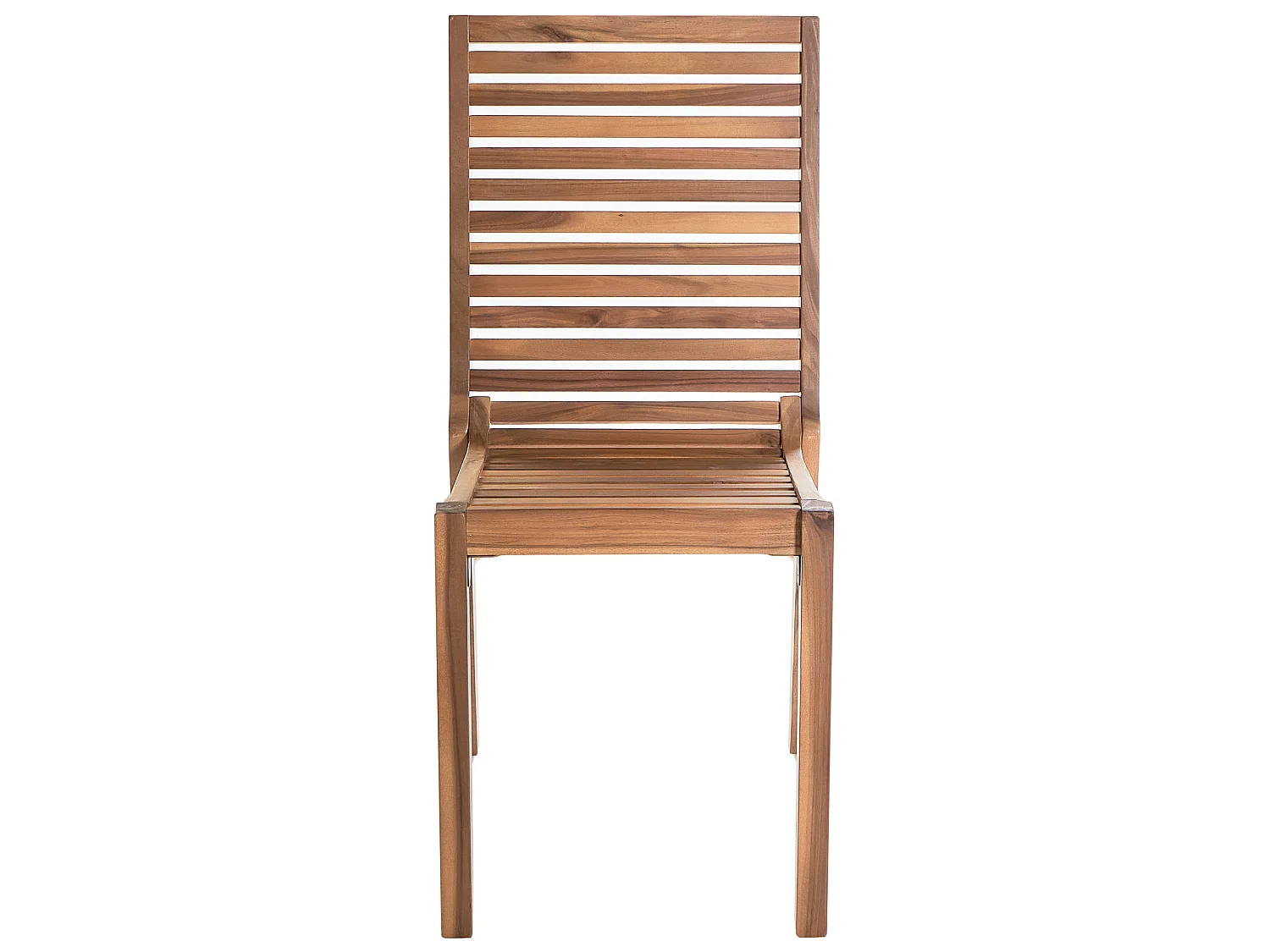 Set di 4 sedie da giardino OMBRIANO Legno di acacia certificato Marrone chiaro