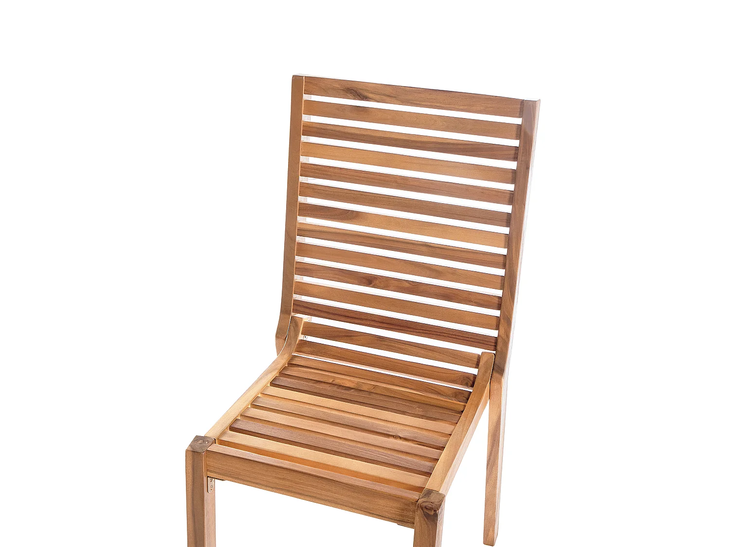 Set di 4 sedie da giardino OMBRIANO Legno di acacia certificato Marrone chiaro