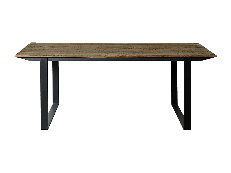 BILBAO-Mesa de comedor 8 personas 200 cm en madera maciza