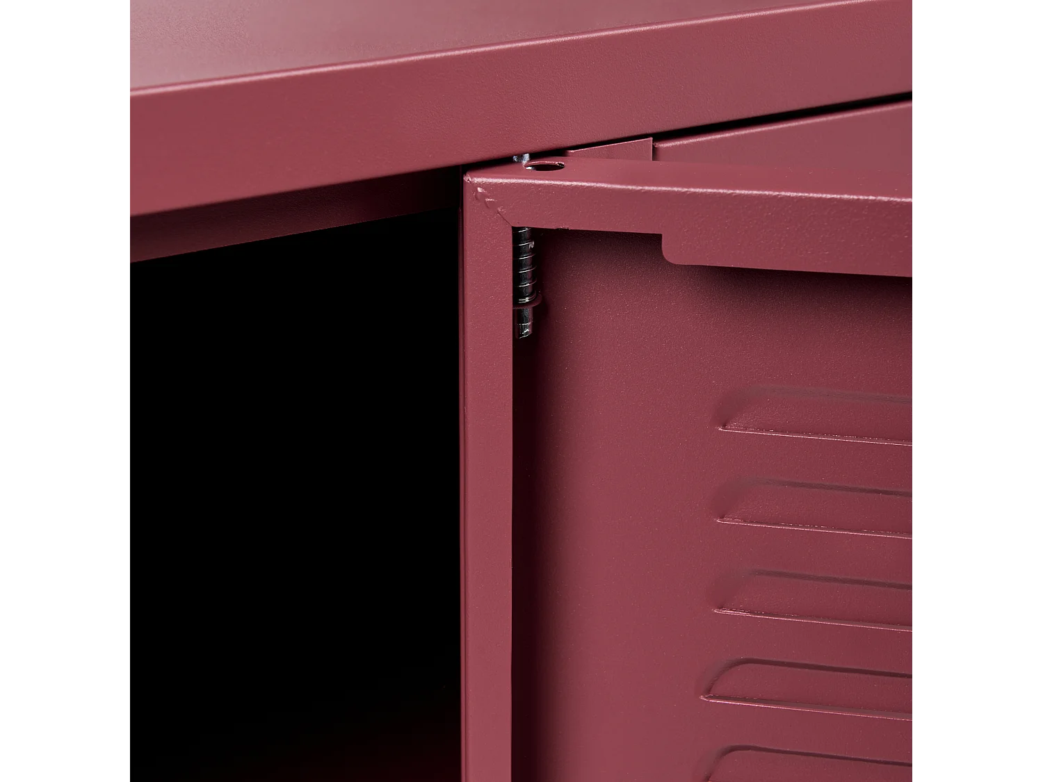 Szafka biurowa CARDIFF Metal Bordowy