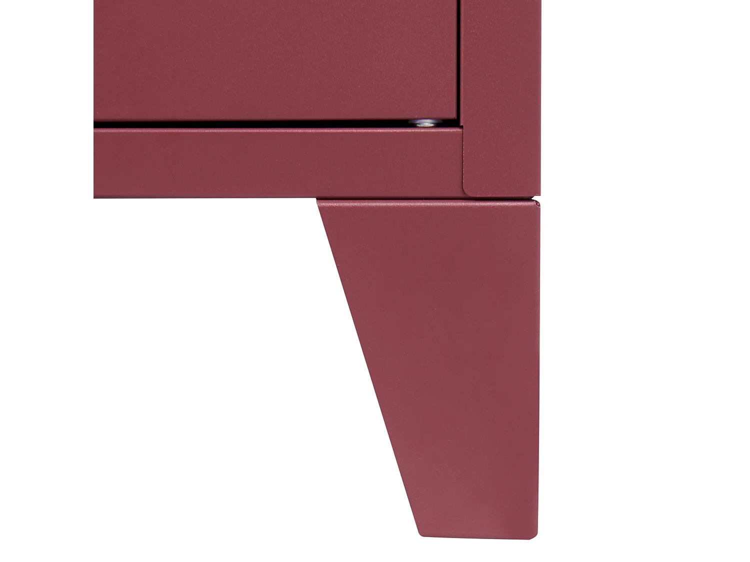 Szafka biurowa CARDIFF Metal Bordowy