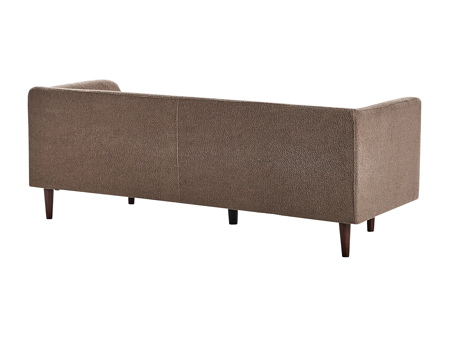 Sofa BYSKE Boucle Brązowy dla 3 osób