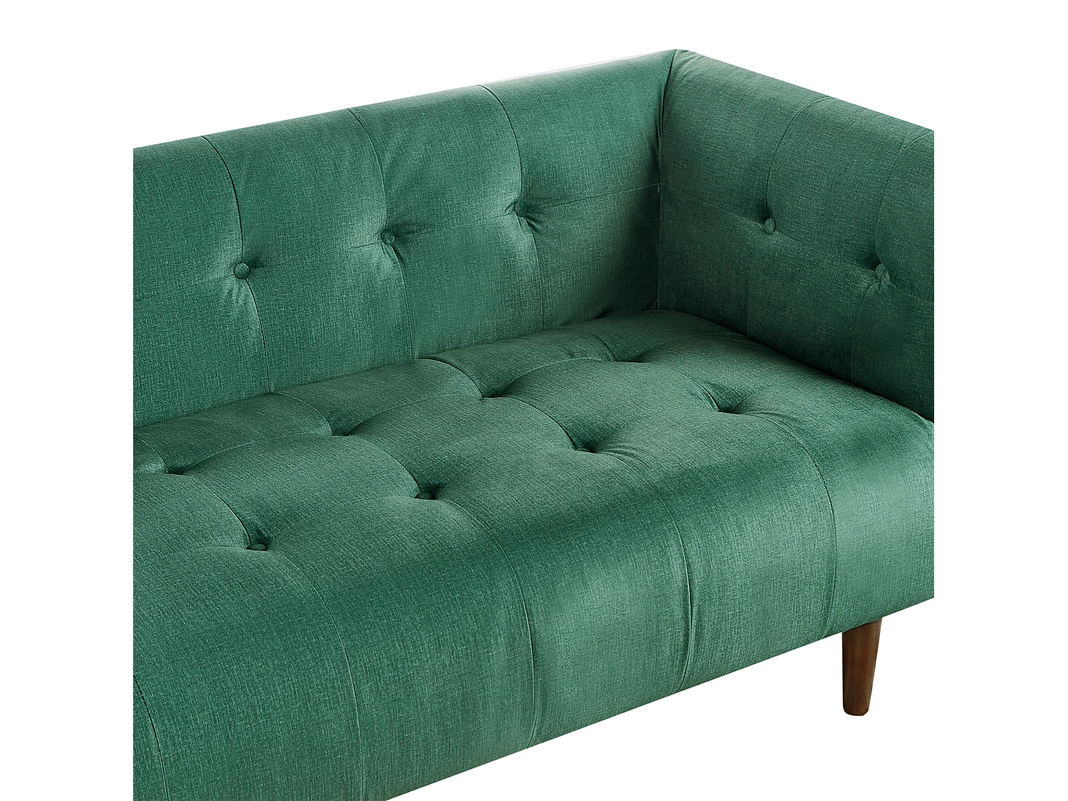 Sofa BYSKE Stoff Grün 3-Sitzer