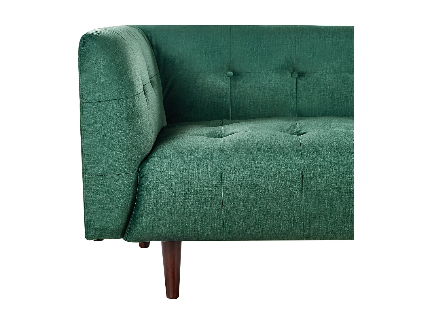 Sofá BYSKE Tecido Verde 3 lugares