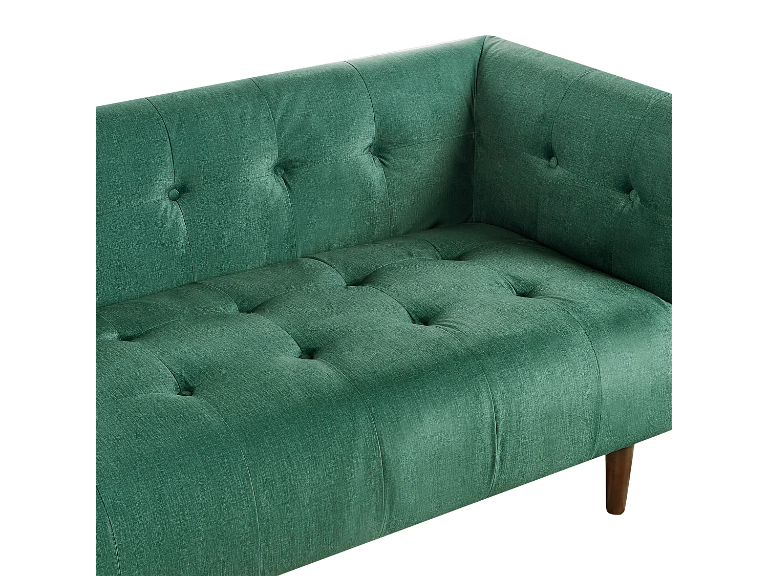 Sofá BYSKE Tecido Verde 3 lugares