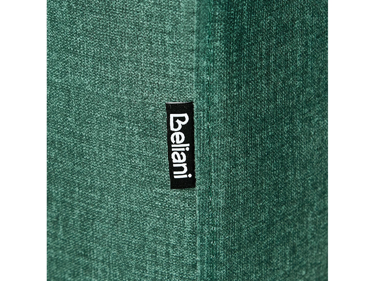 Canapé 3 places en tissu capitonné vert BYSKE