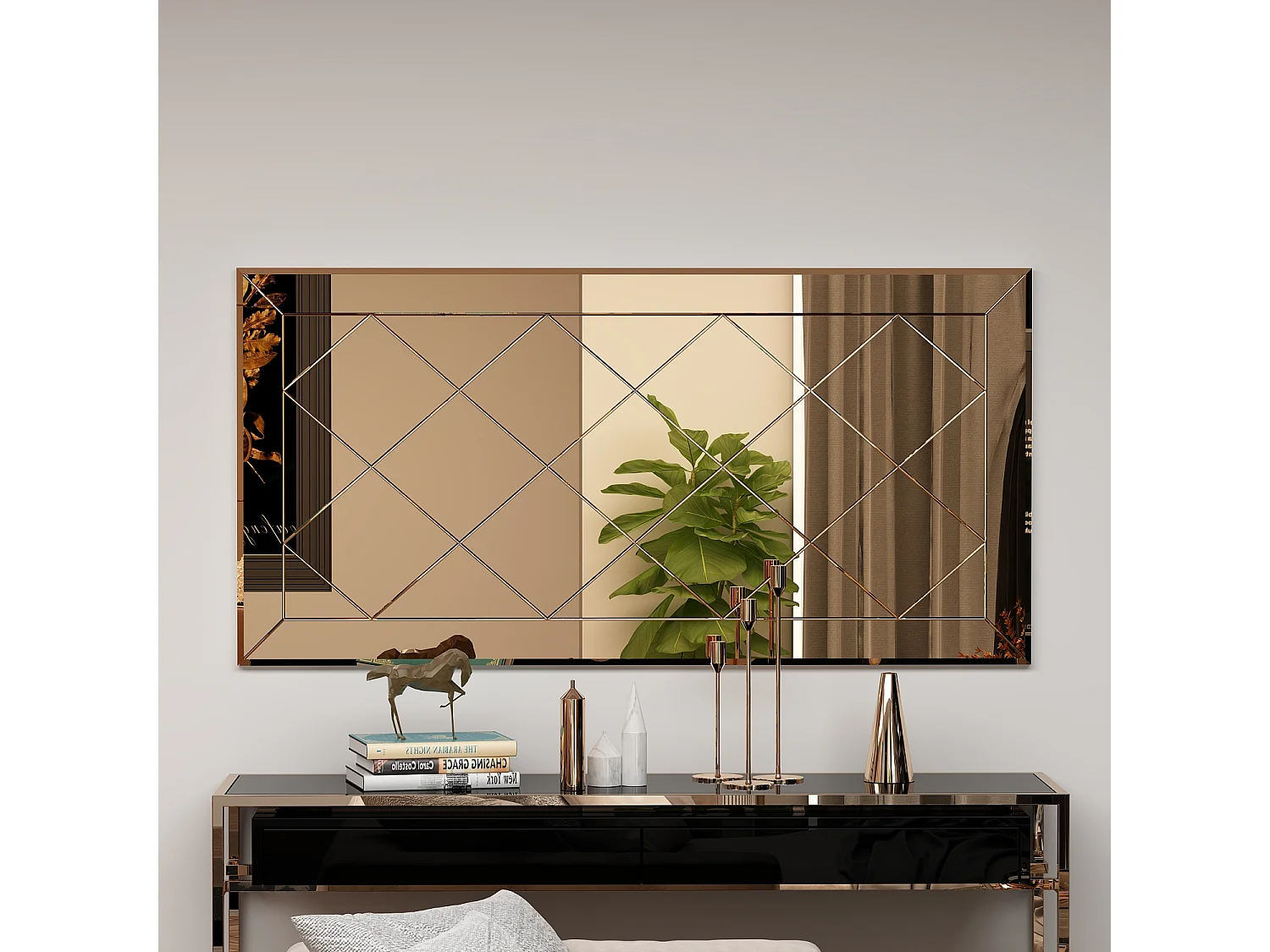 Spiegel Pauli Bronze 60x120cm