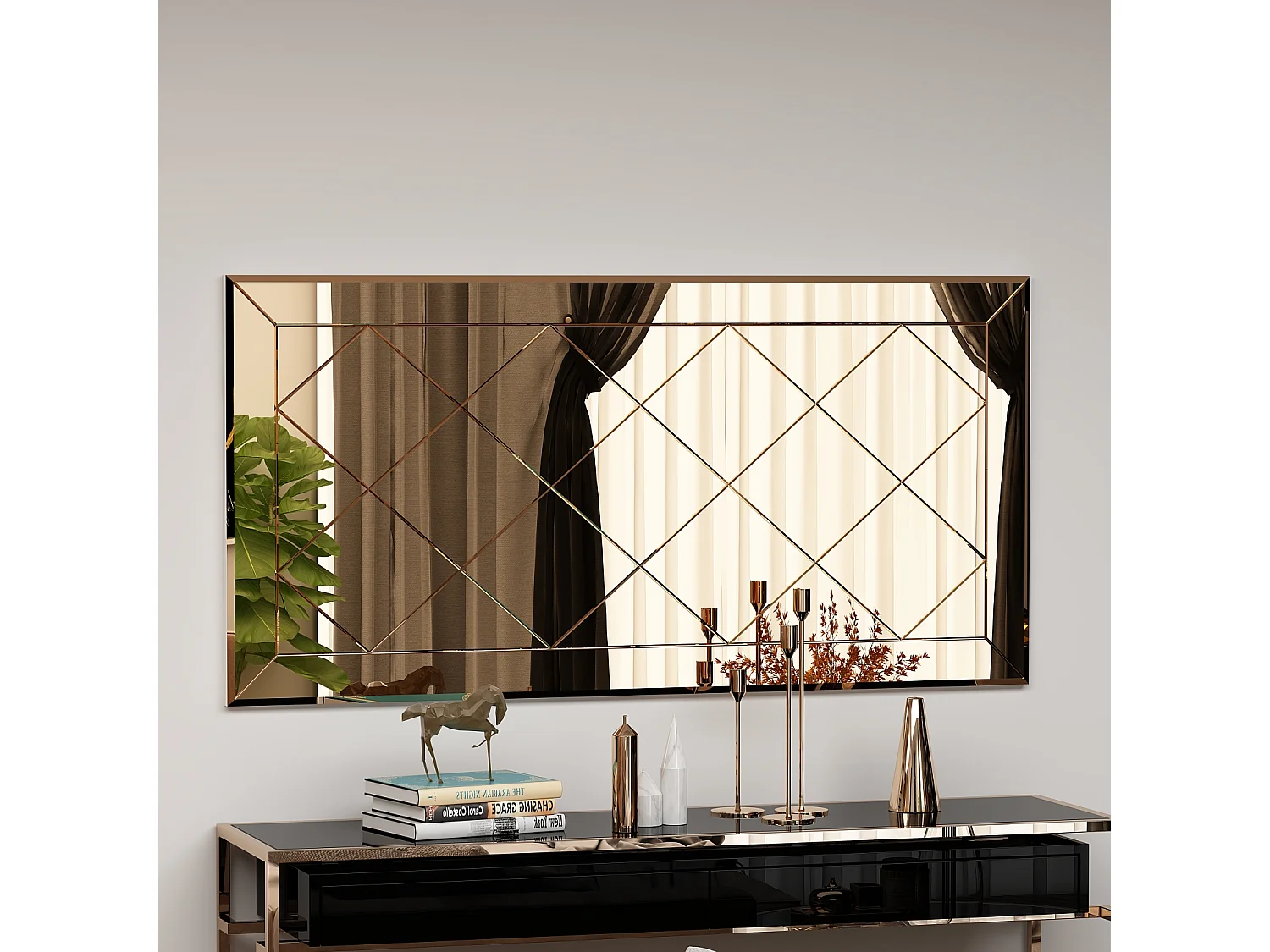 Spiegel Pauli Bronze 60x120cm