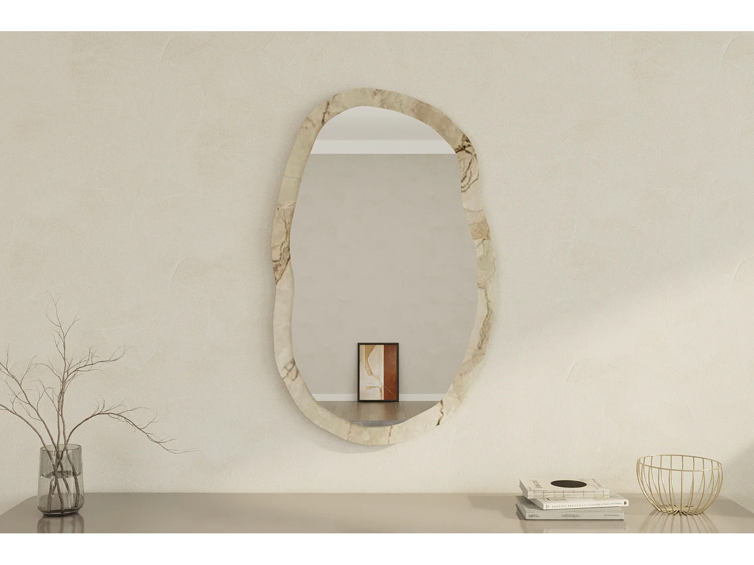 Spiegel Eleganza Granit 52x86cm