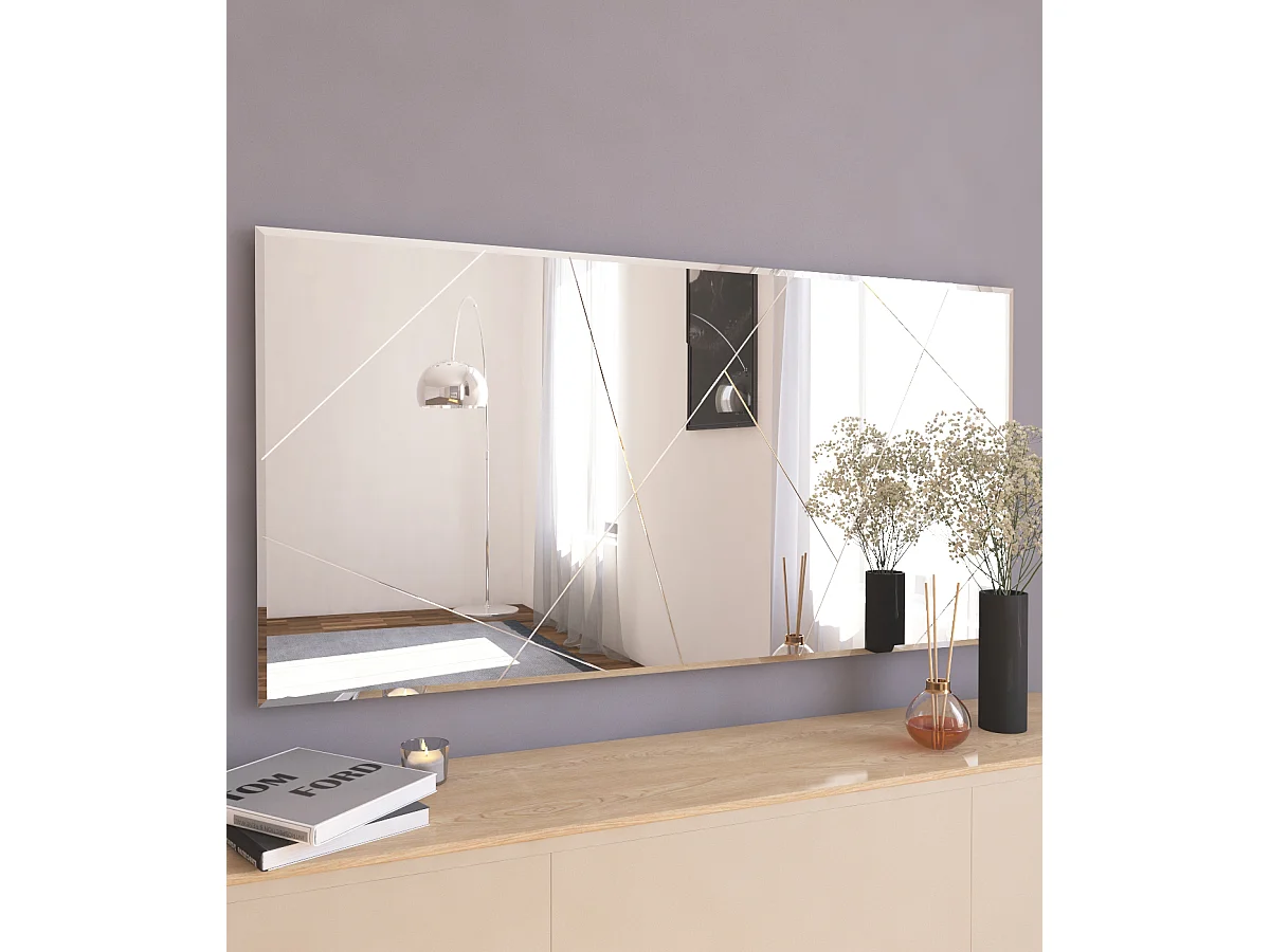 Spiegel Eilish Asymmetrisches Design 120x60cm