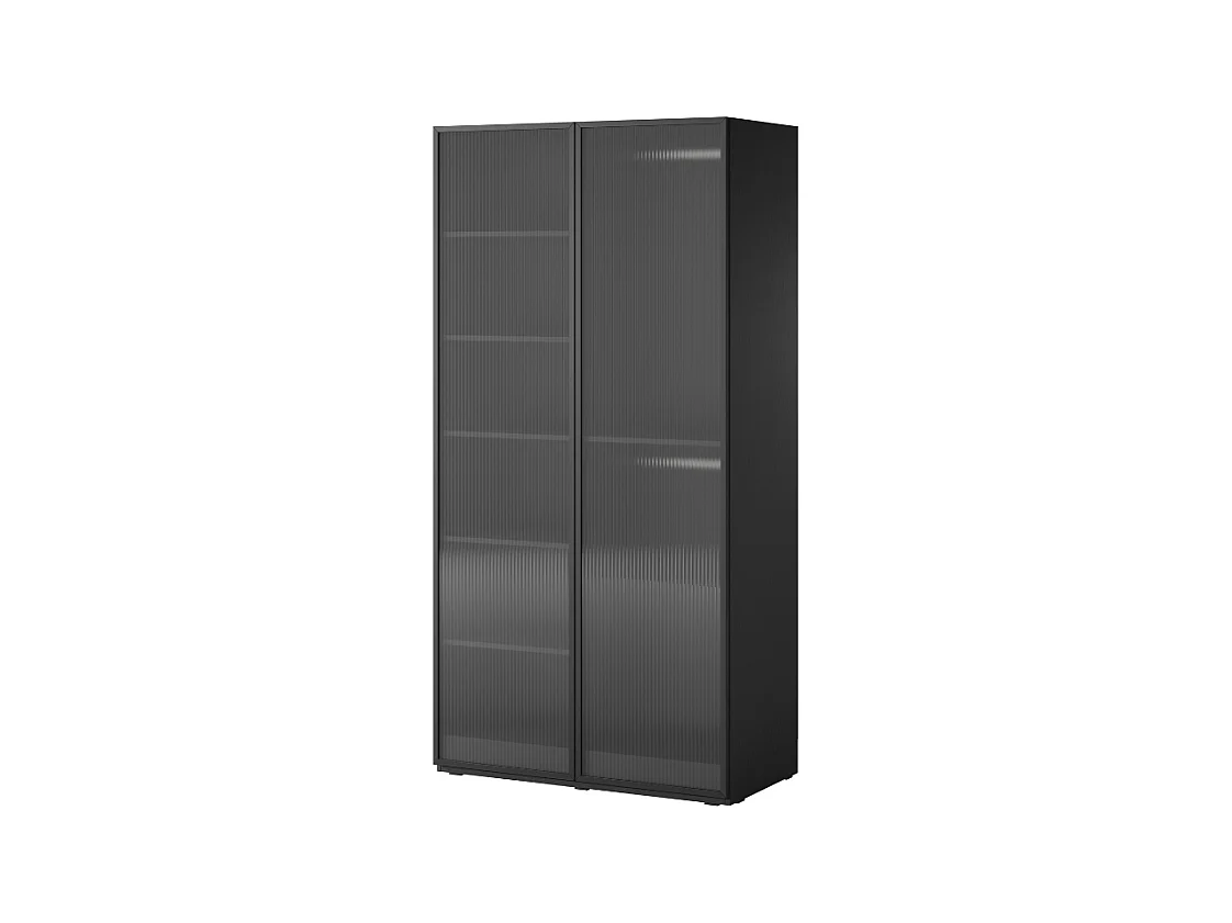 Roupeiro AMBIHOME LOFT 02 - Preto, C101 x P51 x A200cm