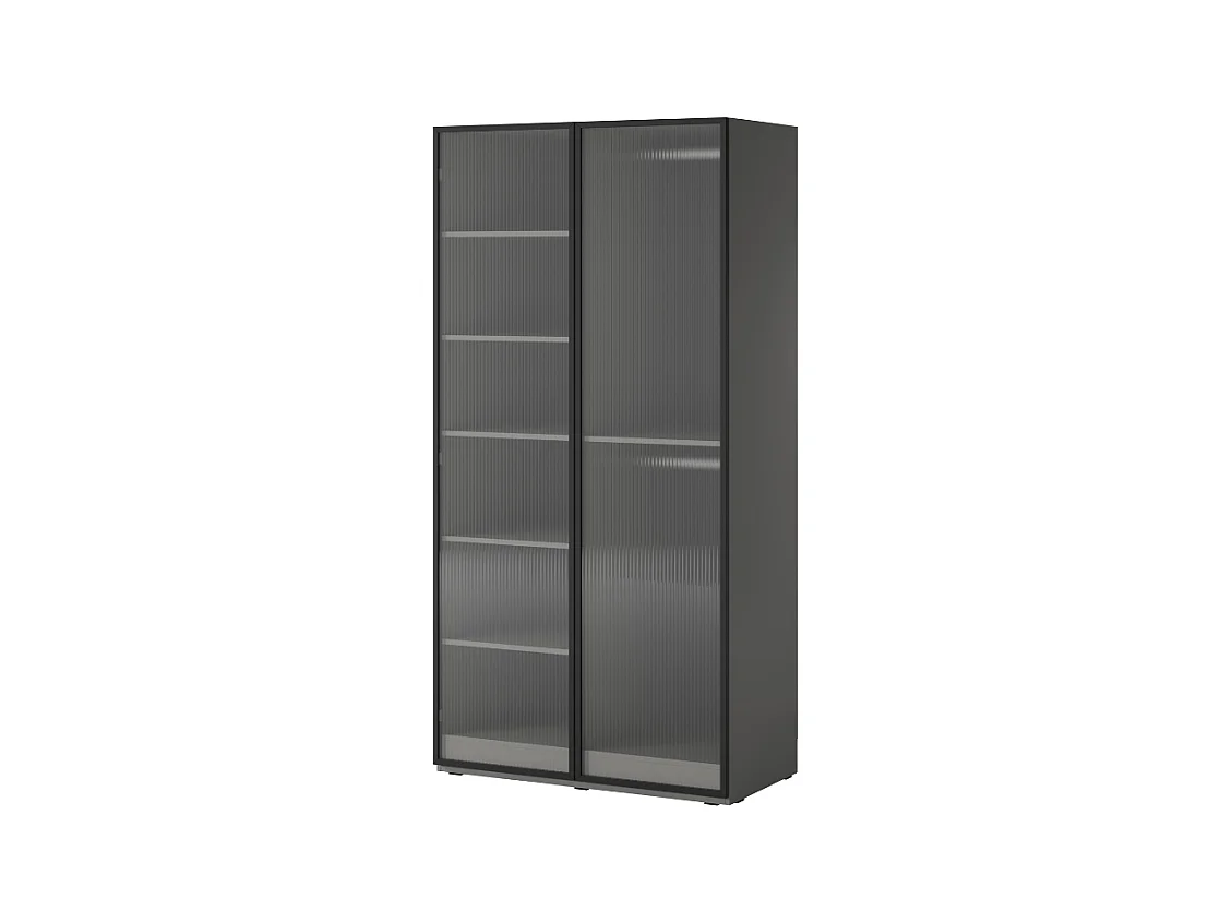 Roupeiro AMBIHOME LOFT 02 - Cinza, C101 x P51 x A200cm