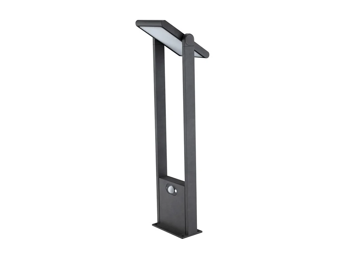 POPA Spot à énergie solaire noir 60 cm 4000K Luminaire de jardin Beneito Faure
