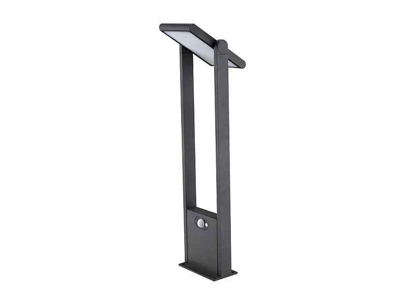 POPA Spot à énergie solaire noir 60 cm 4000K Luminaire de jardin Beneito Faure