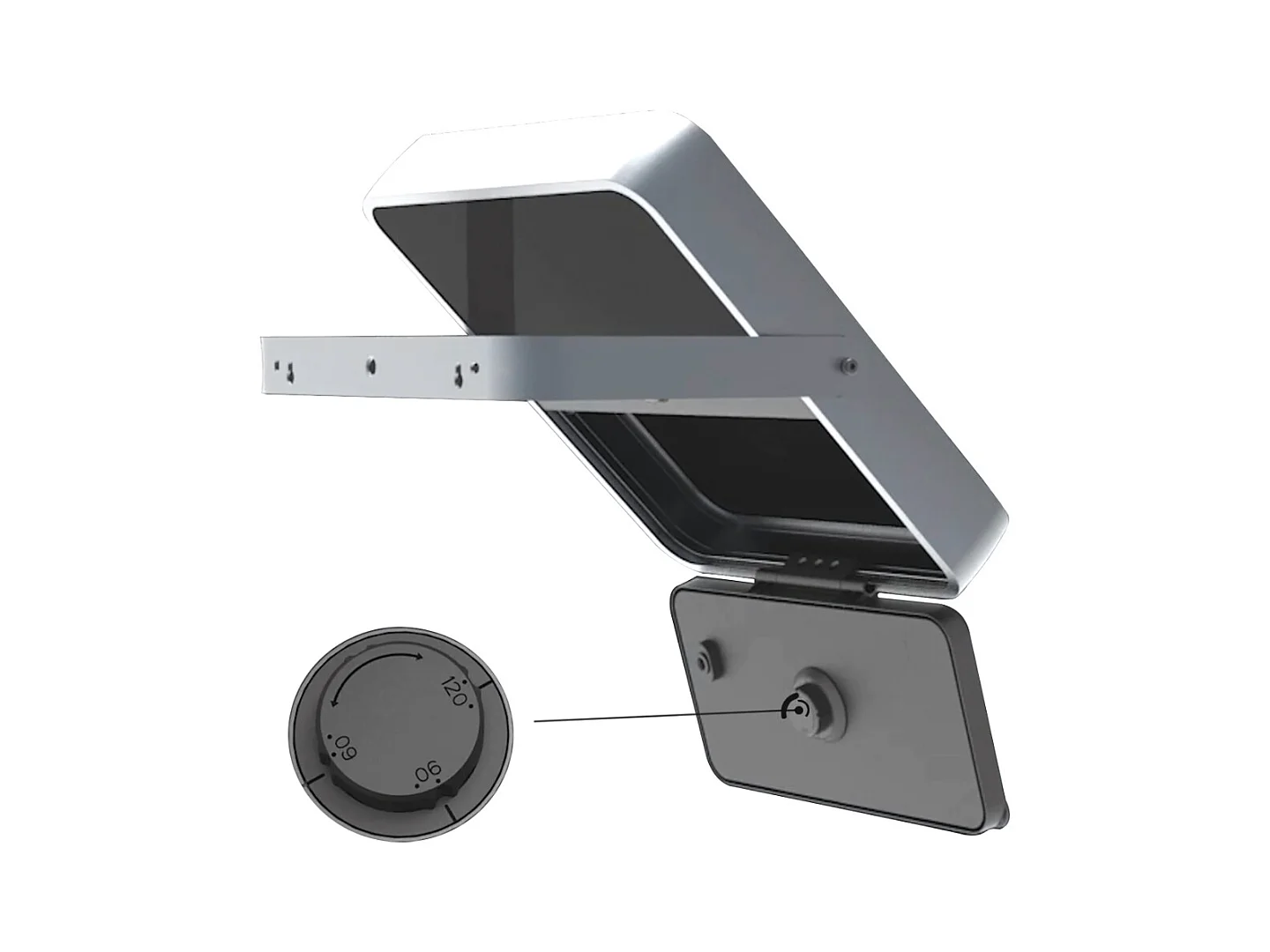 Integrierter 1500lm Solar-LED-Fluter