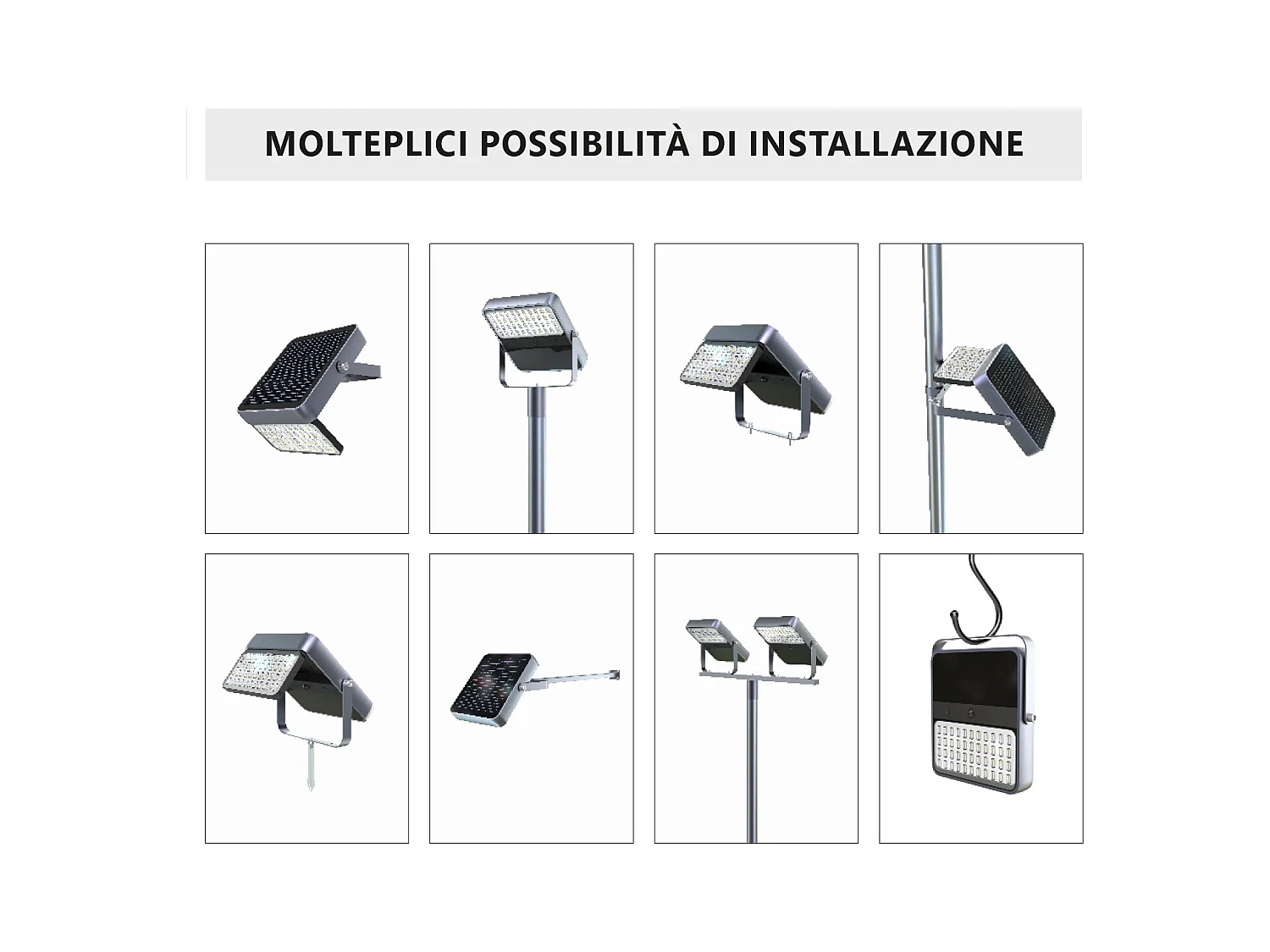 Integrierter 1500lm Solar-LED-Fluter