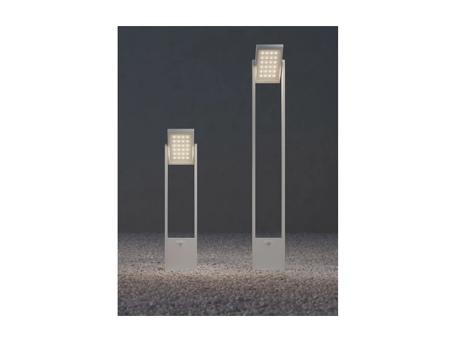 POPA - Witte zonne-energie spot 100 cm 4000K Beneito Faure tuinlamp
