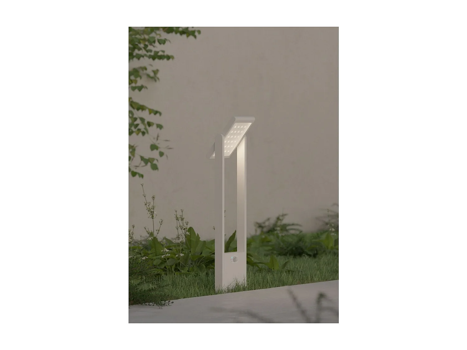 POPA - Witte zonne-energie spot 100 cm 4000K Beneito Faure tuinlamp