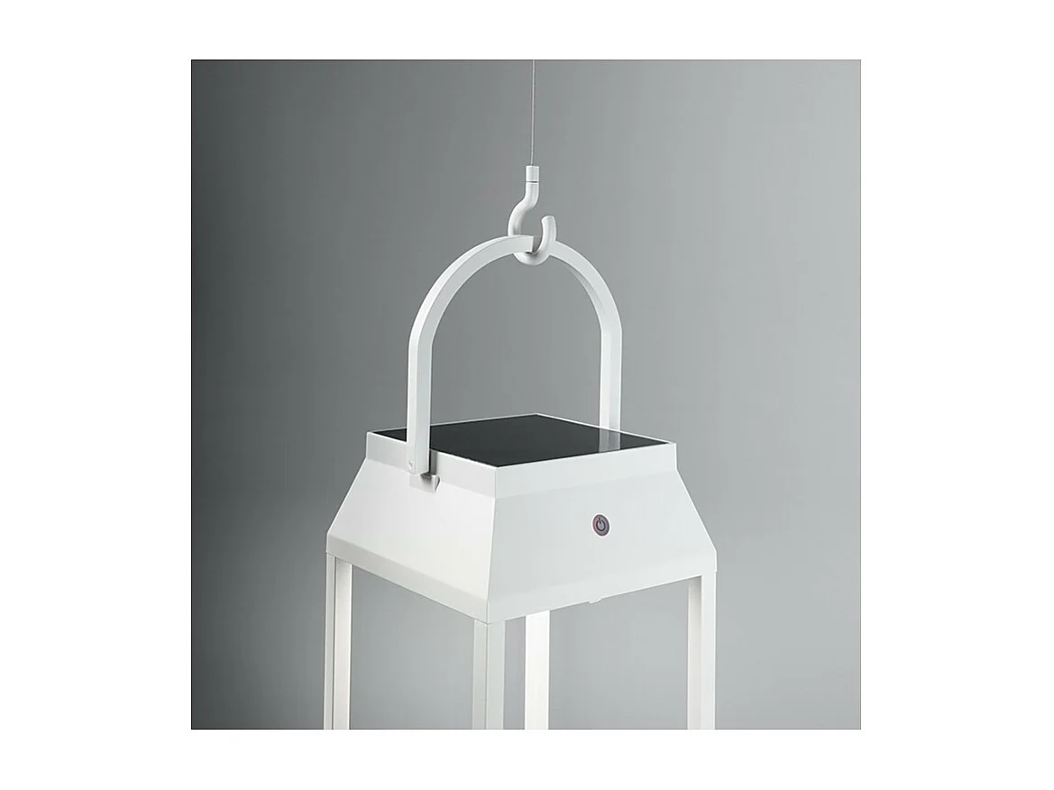Lampe solaire et rechargeable intérieur/extérieur LANTERNA par Perenz Blanc Mat
