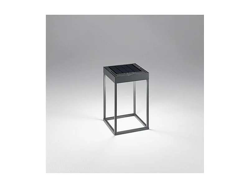 Lámpara de mesa solar y recargable CAGE de Perenz Gris Oscuro H30cm