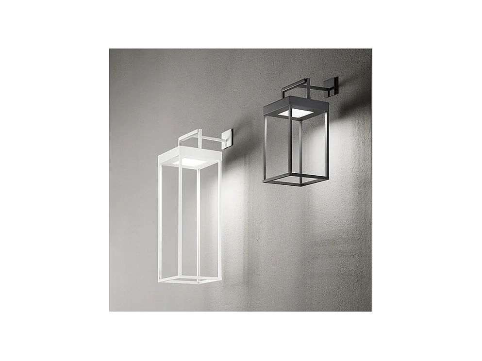 Lampe de table solaire et rechargeable CAGE par Perenz Gris Foncé H30cm