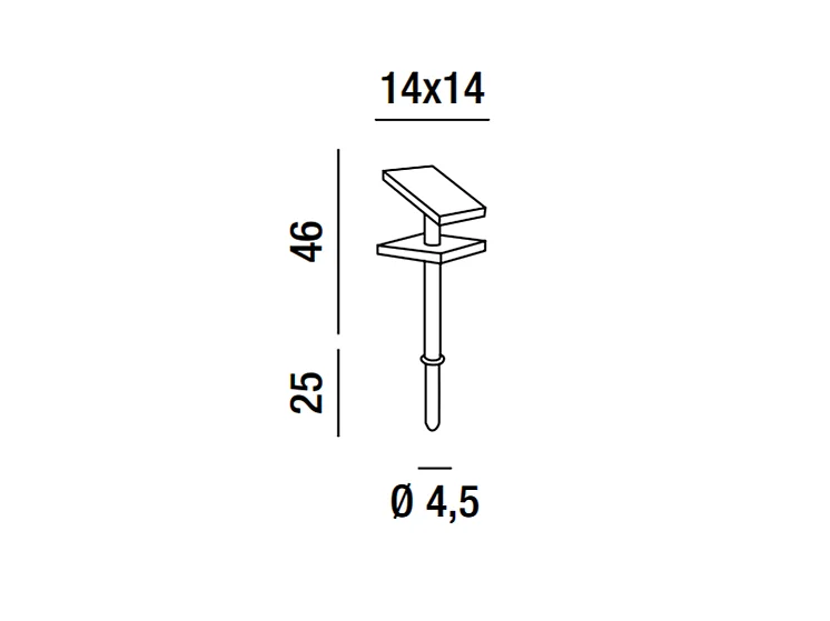 Poteau SOLAIRE en aluminium avec panneau solaire orientable et capteur crépusculaire Graphite 3000k