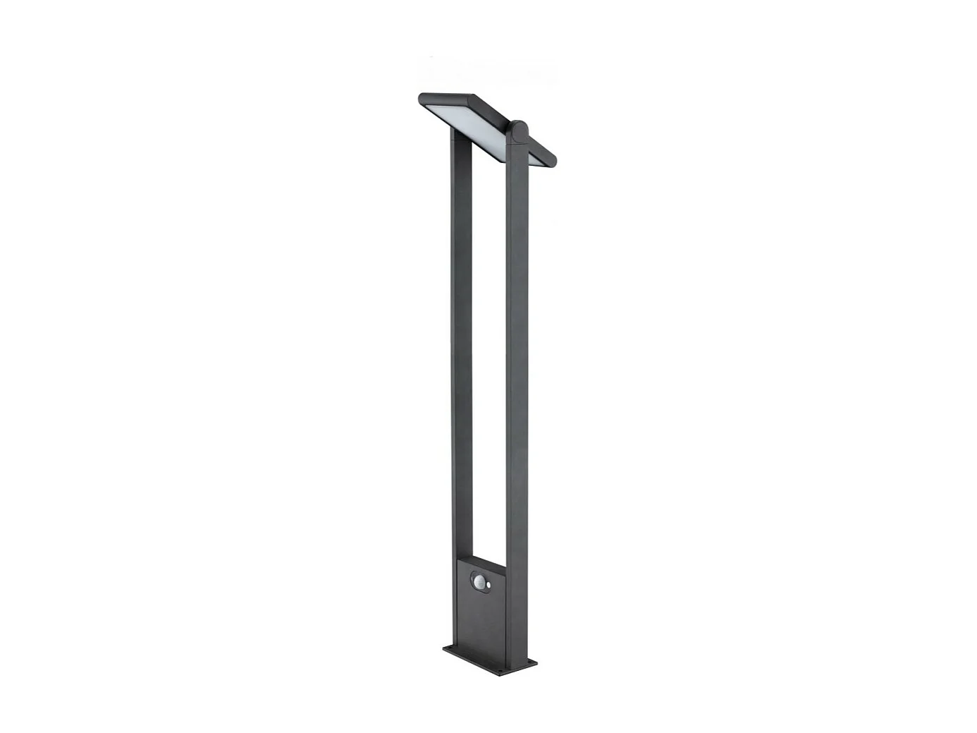 POPA Spot à énergie solaire noir 100 cm 4000K Luminaire de jardin Beneito Faure