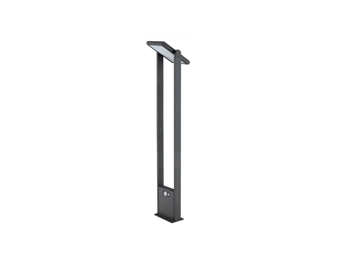 POPA Spot à énergie solaire noir 100 cm 4000K Luminaire de jardin Beneito Faure