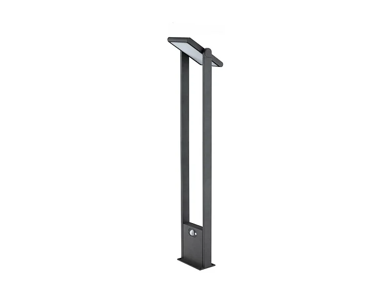 POPA Spot à énergie solaire noir 100 cm 4000K Luminaire de jardin Beneito Faure